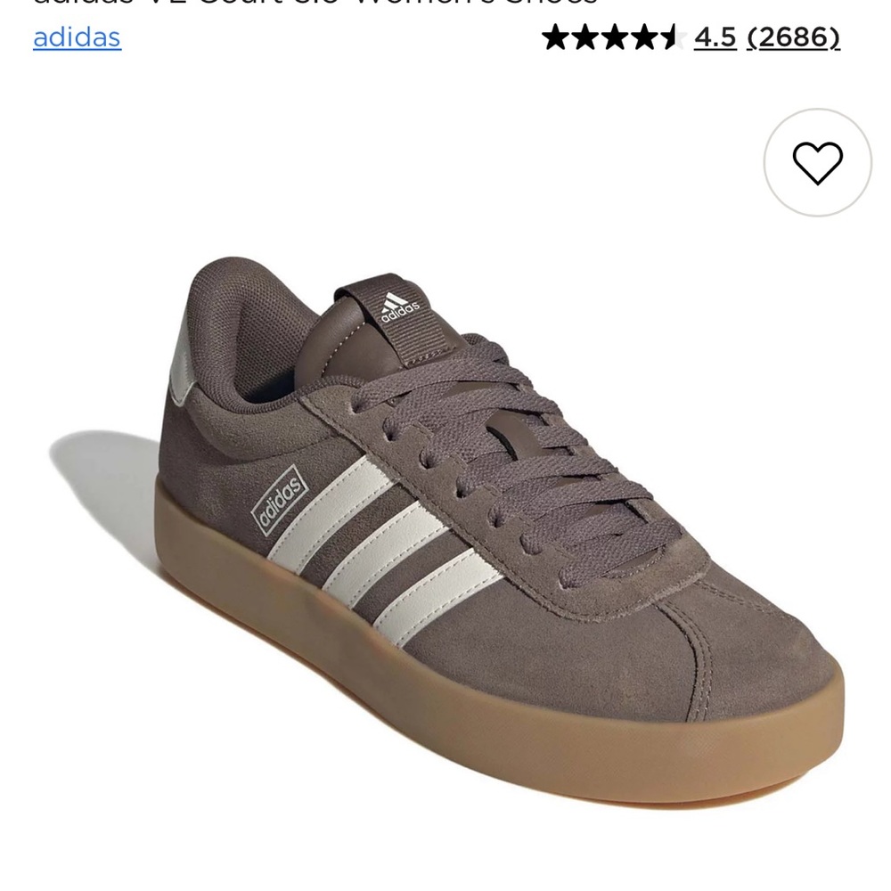 Adidas VL Court 3.0 Brown Sneakers